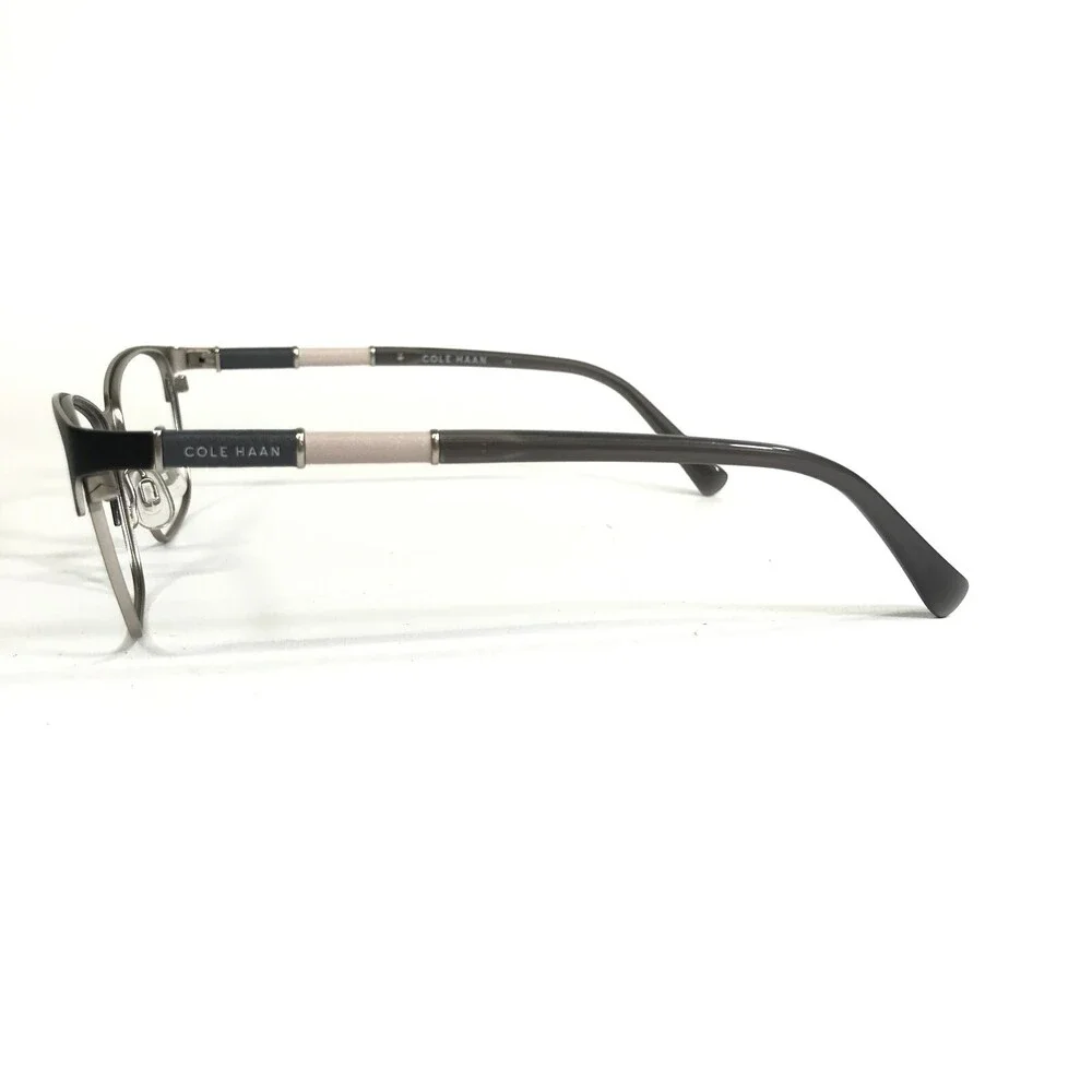 Cole Haan Eyeglasses Frames CH5032 001 BLACK Gray Cat Eye Full Rim 54-15-135